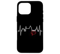 Florence Skyline Italie Battement de Cœur J'aime Firenze Coque pour iPhone 16 Pro Max