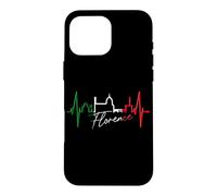 Florence Skyline Italie Battement de Cœur J'aime Firenze Coque pour iPhone 16 Pro Max