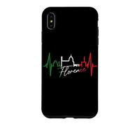 Florence Skyline Italie Battement de Cœur J'aime Firenze Coque pour iPhone XS Max