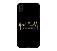 Florence Skyline Italie Battement de Cœur J'aime Firenze Coque pour iPhone XS Max