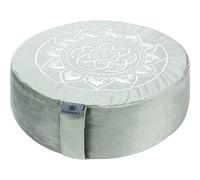 Florensi Coussin de Méditation - Oreiller de Sol Confortable - Coussin de Méditation Traditionnel Tibétain avec Housse en Velours - Grand Coussin de Sol pour Adulte - Pouf de Yoga Qualité Supérieure