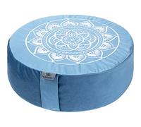 Florensi Meditation Cushion - Comfortable Floor Pillow - Traditional Tibetan Meditation Pillow with Beautiful Velvet Cover - Large Floor Cushion Seating for Adults - Premium Yoga Buckwheat Bolster…