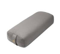 Florensi Traversin de yoga - Traversin en velours de luxe pour yoga restauration - Grand coussin rectangulaire avec poignée de transport - Coussin de méditation - Housse lavable en machine et poignée