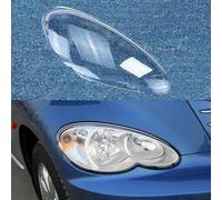 FLORENTER Covers Phares Couvercle De Phare De Voiture, Coque En Verre, Abat-jour Transparent, Éclairage Automatique Pour Chrysler PT Pour Cruiser 2007 - 2009 Couverture phare voiture(Color:droit)
