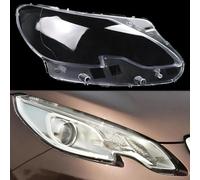 FLORENTER Covers Phares Pour Peugeot 2008 2014-2018 Abat-jour Transparent Abat-jour Coque De Phare Avant Lentille De Couverture De Phare Couverture phare voiture(Color:droit)