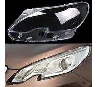 FLORENTER Covers Phares Pour Peugeot 2008 2014-2018 Abat-jour Transparent Abat-jour Coque De Phare Avant Lentille De Couverture De Phare Couverture phare voiture(Color:La gauche)
