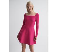 Florere Florere Knitted Skater Mini Dress Bright Pink EU 38 (UK 10)