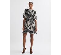 Florere Florere Polka Dot Puff Sleeve Mini Dress Black EU 40 (UK 12)