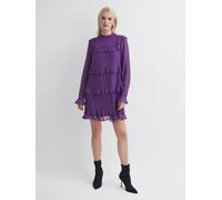 Florere Florere Tiered Mini Dress Dark Purple EU 42 (UK 14)