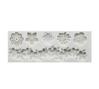 Flores De Fondant De Silicona Molde Para Tarta Diy Circunferencia Molde Caramelo Suave Molde Cocina Horno Pastel Herramienta Diy Sugarcraft