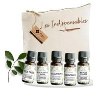 FLORESSE- TROUSSE D'Huile Essentielle les INDISPENSABLES - 100% Pure, Naturelle (TROUSSES 5 HE INDISPENSABLE)