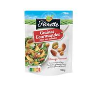 FLORETTE - Graines Croquantes aux Saveurs Provençales, Mélange Gourmand pour Apéritif (100g) - lot de 4 - Vendu par Lot