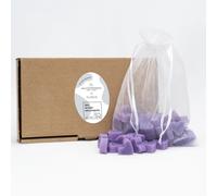 Florex Lot De 50 Mini Savons Au Lait De Brebis En Forme De C?ur - Savon Naturel Fait À La Main - Pour Baptême, Communion, Confirmation, Bonbonnière - Dans Une Boîte Cadeau (Lavande/Citron Vert)