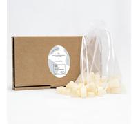 Florex Lot De 50 Mini Savons Au Lait De Brebis En Forme De Coeur - Savon Naturel Fait À La Main - Pour Baptême, Communion, Confirmation, Bonbonnière - Dans Une Boîte Cadeau (Classique - Blanc)