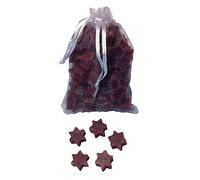 Florex Lot de 50 savons au lait de brebis mini étoile dans un sachet en organza