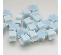 Florex Lot de 50 savons au lait de brebis mini étoile en forme de fleur de glace dans une pochette en organza