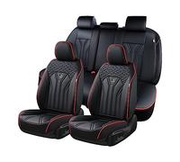 FLORICH Lot de 5 housses de siège de voiture - Housses de siège avant et arrière imperméables en cuir synthétique nappa - Ajustement universel pour la plupart des voitures, camionnettes, SUV et