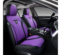 FLORICH Seat Covers for Cars, Waterproof Front Seat Covers, Purple Car Seat Covers 2 Pack, Universal Driver Seat Protector for Most Cars Trucks SUV