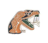 Florida A&M University Pin's FAMU Hochets Logo Émail en métal Broche A, One Size, Bronze, Sans pierre précieuse