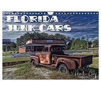 Florida Junk Cars (Wandkalender 2026 DIN A4 quer), CALVENDO Monatskalender: Eine Sammlung rostiger automobiler Schönheiten aus dem Sunshine State Florida