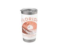 Florida Lumière Douce et Matins Pieds Nus en Floride Gobelet isotherme en acier inoxydable double paroi