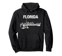 Florida Souvenir Hommes Skyline Holiday Floride Sweat à Capuche