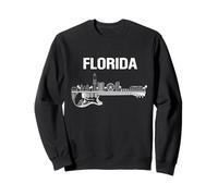 Florida Souvenir Hommes Skyline Holiday Floride Sweatshirt