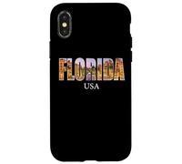 Florida State USA - Effet rétro Floride Holiday Coque pour iPhone X/XS