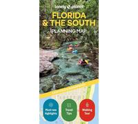 Florida & the South Planning Map 1ed -anglais- - Lonely planet eng - Lonely Planet - broché - Atlas / carte