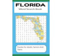 Florida Word Search Book: Word searches with easy to read print about beaches, cities, wildlife and more | 6X9 inches 110 pages | 50+ Puzzles great for gifts, vacations, leisure time, holidays.