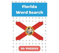 Florida Word Search Puzzle Book: 50+ Word Find Puzzles with Easy-to-Read Print about Beaches, Everglades, Theme Parks and More | 6×9 inches, 110 pages … Gift for Vacations, Holidays and Free Times