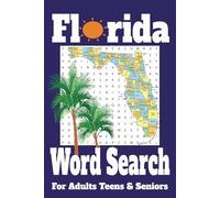 Florida Word Search Puzzle Book: Word Searches with Easy to Read Print about Florida, Miami, Sunshine State and more | 6x9 inches, 110 pages | 50+ ... Gift for Vacations, Holidays and Free Times.
