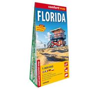 Floride 1/800.000 (carte grand format laminée). Florida
