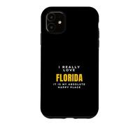Floride : J'aime Vraiment Les plages et Le Soleil Coque pour iPhone 11