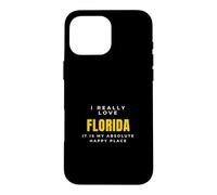 Floride : J'aime Vraiment Les plages et Le Soleil Coque pour iPhone 16 Pro Max