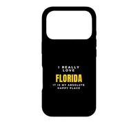Floride : J'aime Vraiment Les plages et Le Soleil Coque pour iPhone 17 Pro