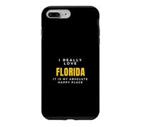 Floride : J'aime Vraiment Les plages et Le Soleil Coque pour iPhone 7 Plus/8 Plus