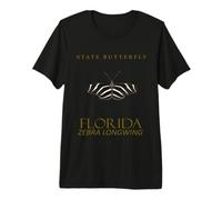 Floride Papillon Zèbre Longwing Design T-Shirt Haut de Gamme