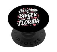 Floride Tout est Plus Grand en Floride USA Amérique PopSockets PopGrip Adhésif