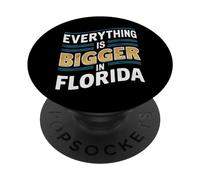 Floride Tout est Plus Grand en Floride USA PopSockets PopGrip Adhésif