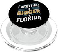 Floride Tout est Plus Grand en Floride USA PopSockets PopGrip pour MagSafe