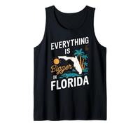 Floride USA Tout est Plus Grand en Floride Amérique Débardeur