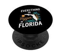 Floride USA Tout est Plus Grand en Floride Amérique PopSockets PopGrip Adhésif