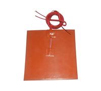 FLORIG Accessoires d'imprimante compatibles avec Coussin Chauffant en Silicone 220V 250W 220mmx220mm (Couleur : Noir, Taille : 220V 250W)(Red)