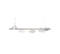 Florii 5 Suspension Linéaire Bronze Foncé/Blanc