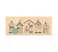 Florilèges Design Tampon bois CABANES DE PLAGE FG221002 6 x 15 cm