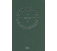 Florilèges Du Droit De L'environnement