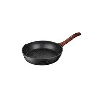 FLORINA MASTER BLACK Poêle à frire en aluminium de 24 cm | Revêtement antiadhésif | Tous types de plaques, y compris induction | Poignée ergonomique soft-touch | Résistante à la chaleur