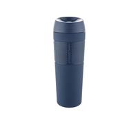 FLORINA Mug Isotherme (450 ml) I Tasse Isotherme en Acier Inoxydable LEO I Thermos Mug avec Couvercle I Mug Inox de Voyage I Mug Thermos à Café Élancé à Emporter I Couleur: Bleu mat