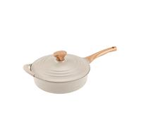 FLORINA Poêle Haute en Aluminium OSLO (28 cm) I Revêtement Antiadhésif Céramique I Poignée Soft Ergonomique I Résistante à la Chaleur I Adaptée pour les Plaques à Induction, à Gaz et Électriques